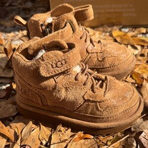 UGG Kids Tan Suede Boots
